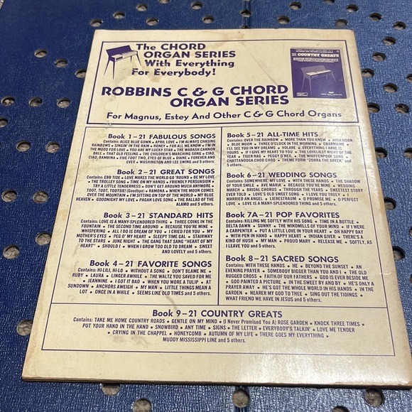 1975 organ sheet music 27 Nostalgic favorites - Picture 3 of 11